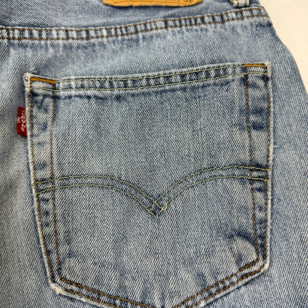 Levis 550 Relaxed Fit Mens Blue Denim Jeans 30x30 Medium Wash 00550-4891 - Picture 9 of 12